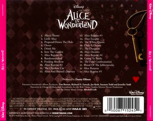 alice in wonderland soundtrack