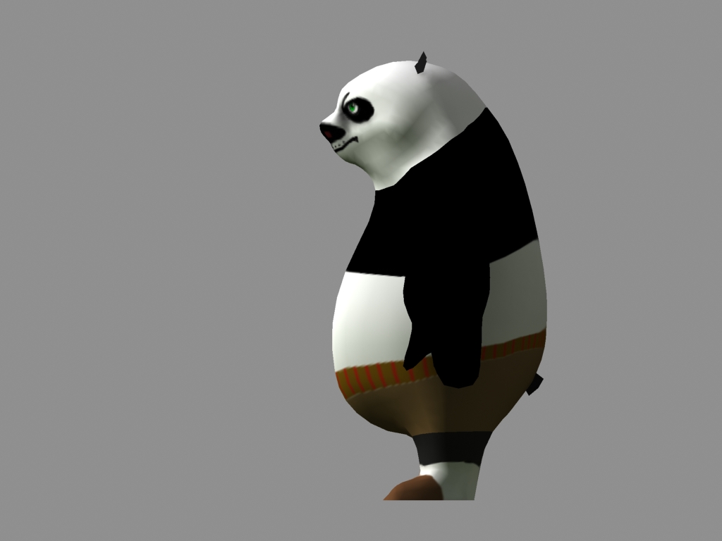 3d Game Artist 3d Low Poly Panda Model