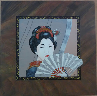 Geisha,Peinture