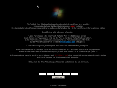 Cybercriminals trick Windows users into paying £88 in "ransomware" scam