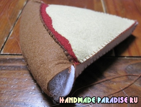 Пицца из фетра - развивающая игрушка для малыша