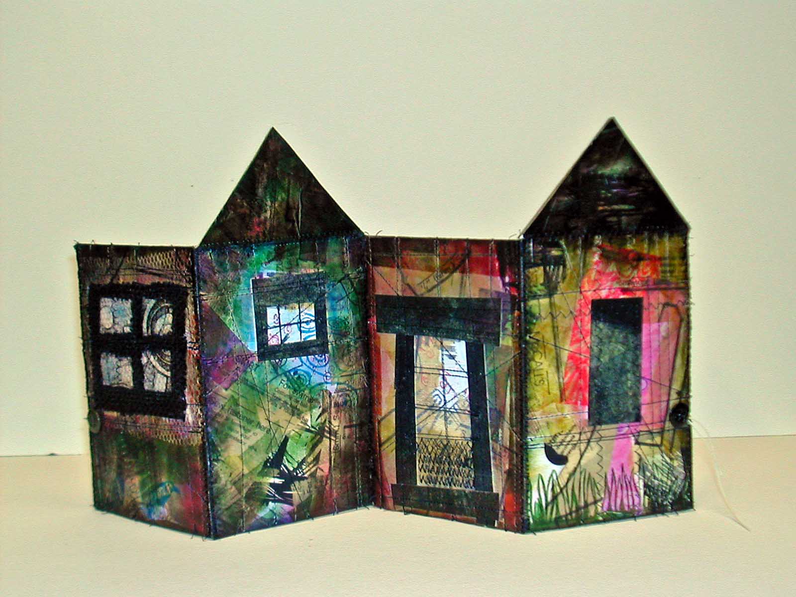 Carla Trujillo Mixed Media Artist Mixed Media House Revisted