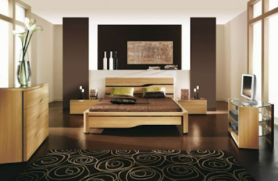 dormitorios color marrón y beige