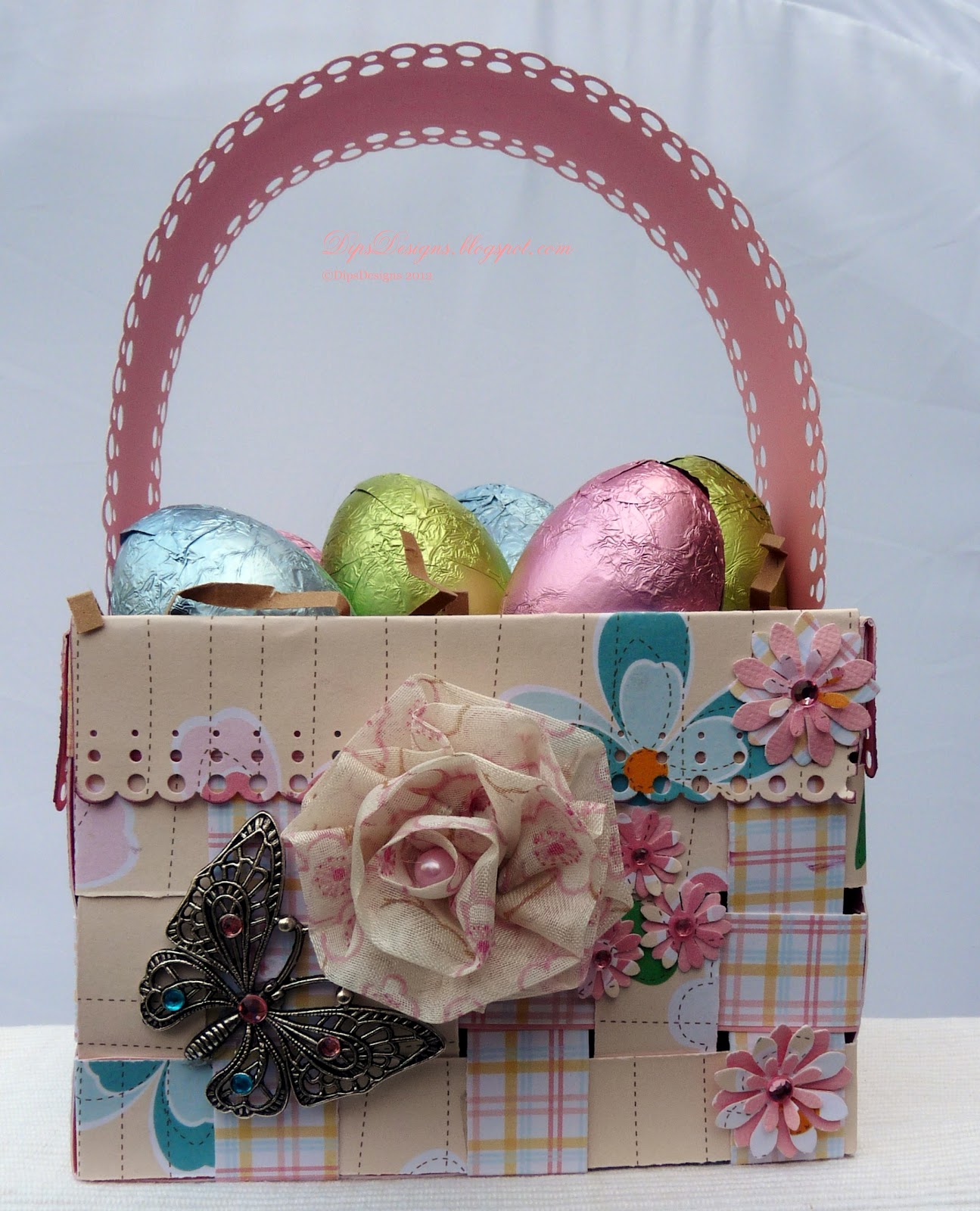 DipsDesigns Woven Easter Basket Project