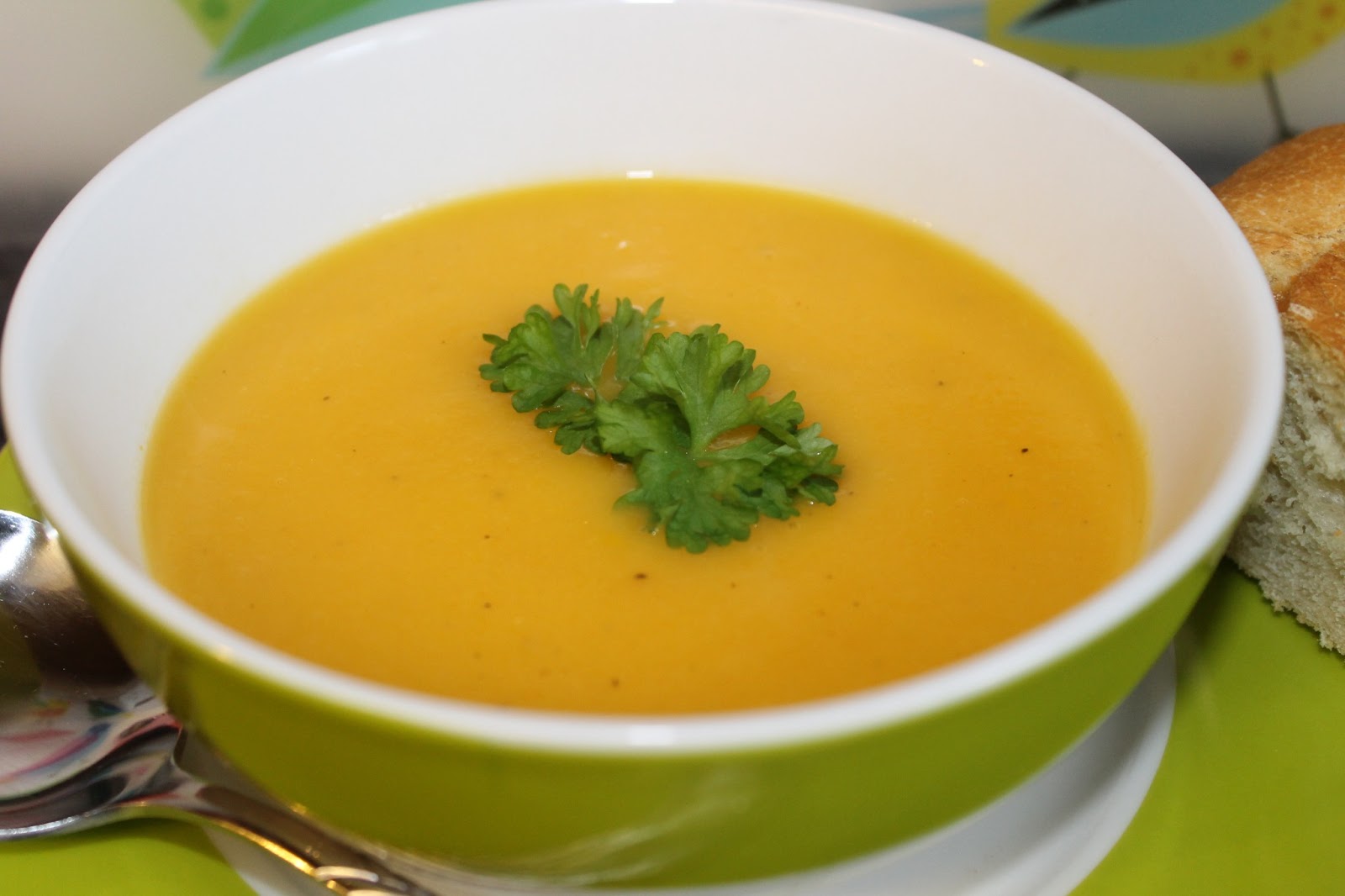 We Don't Eat Anything With A Face Spiced Parsnip and Carrot Soup