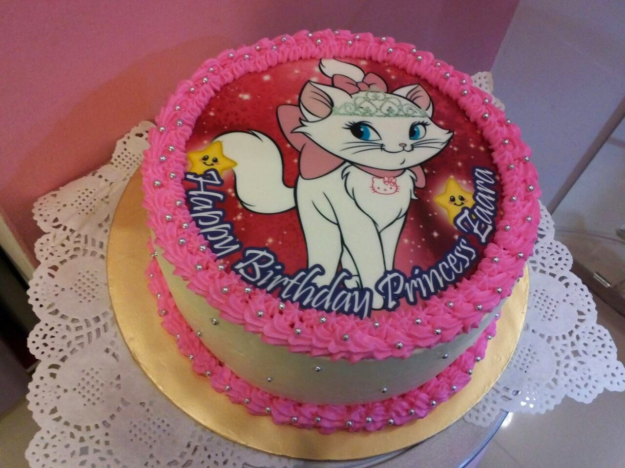 Just Lildaisy ( Ampang ): Chocolate cake with printed ...