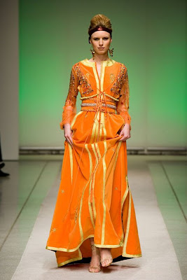 orange caftan