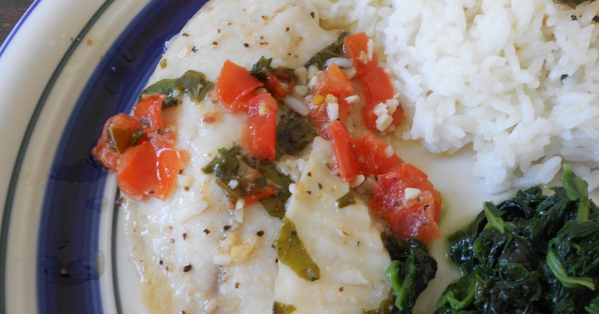 The Pub and Grub Forum Tilapia Baked in Parchment with Tomatoes and Basil
