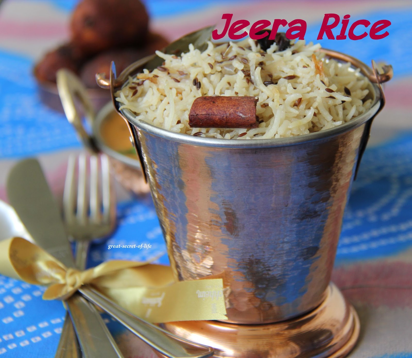 Jeera Rice (Cumin Seed Rice) Greatsecretoflife