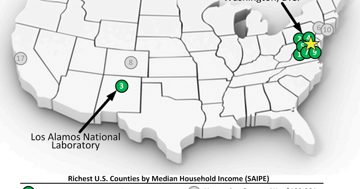 Creekside Chat Seven of the Ten Richest U.S. Counties Seemingly Depend