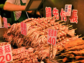 Big squid at Zhiqiang Night Market Hualien