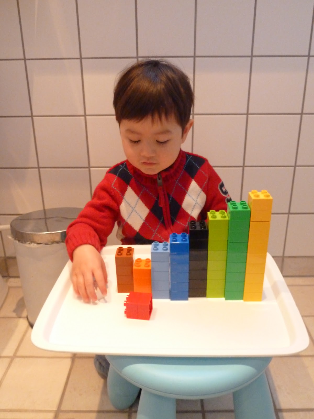 Family FECS Montessori Activity Deciphering Between Sizes with the