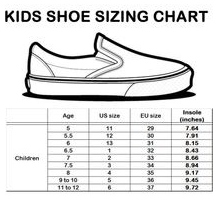 Tween Shoe Size Chart