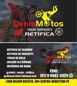 EM AGRESTINA, CONHEÇA DENIS MOTOS.