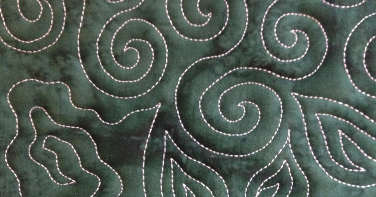 The Free Motion Quilting Project Machine Quilt Three Fun Spiral Designs