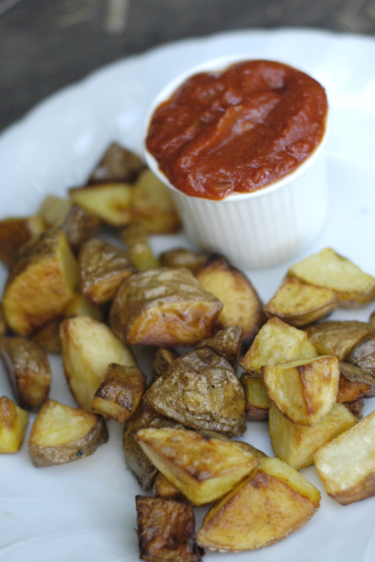 Patatas Bravas Or, Roasted Potatoes with an Easy Homemade Tomato