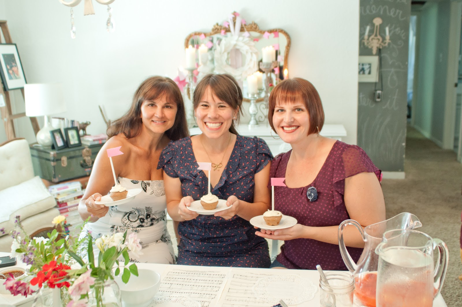 Domestic Fashionista Shabby Pink Ladies Lunch
