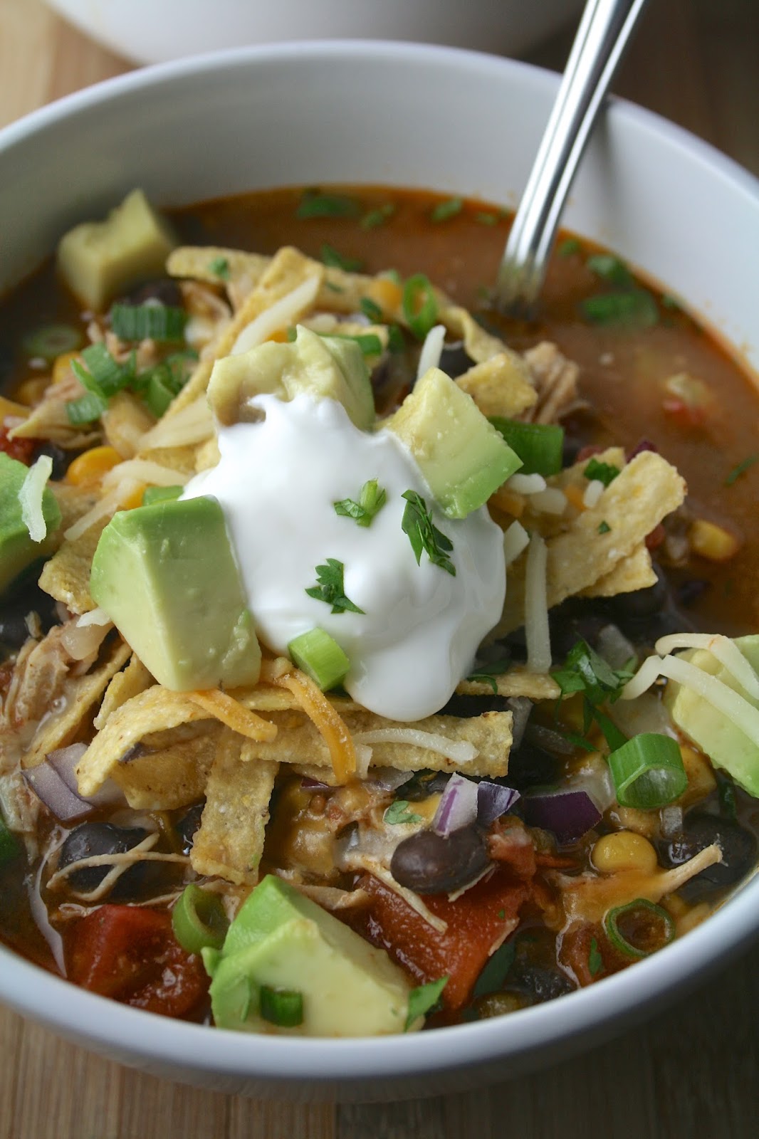 Oregon Transplant Slow Cooker Chicken Enchilada Soup