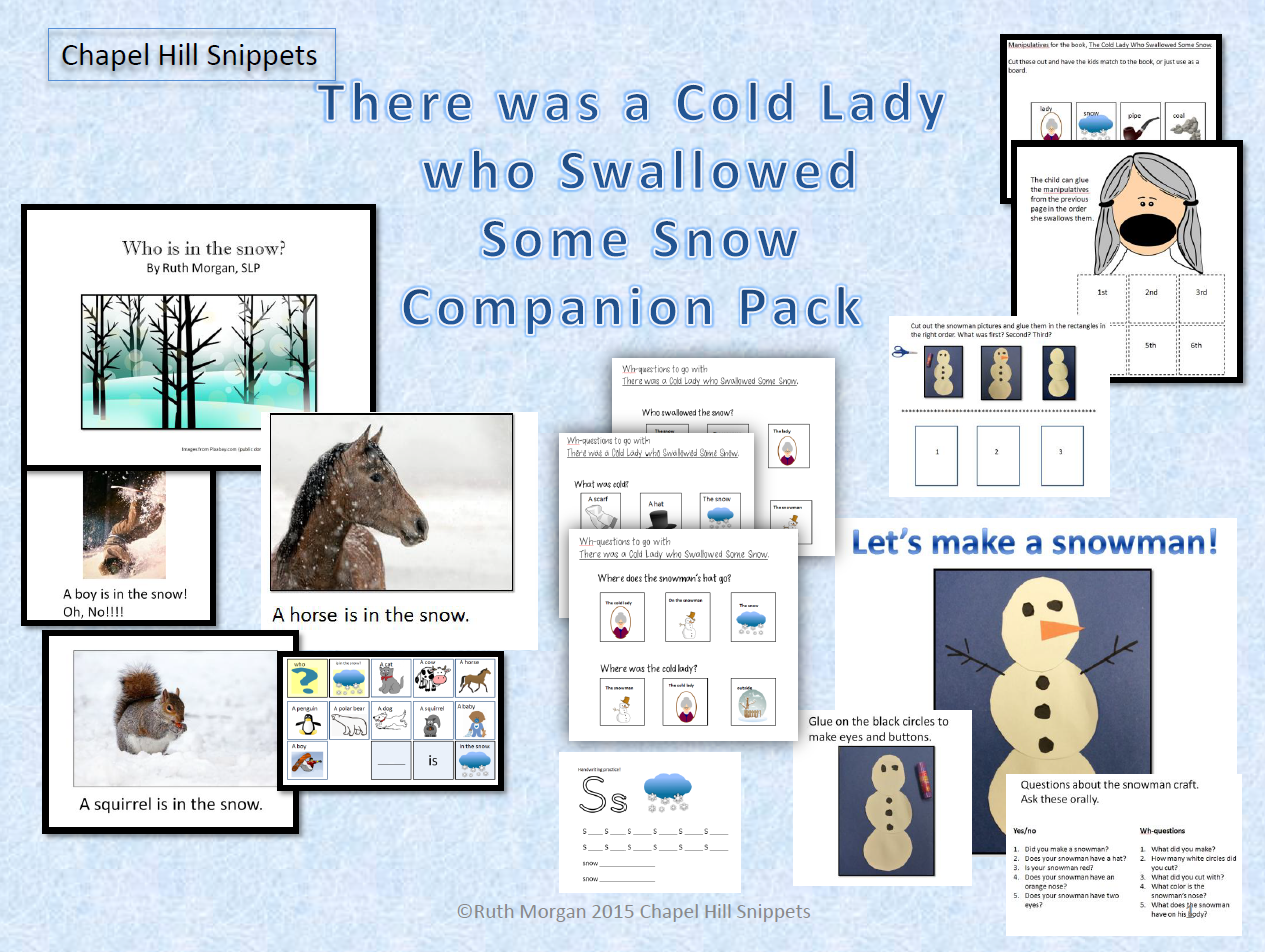 Chapel Hill Snippets Three Wintry Products