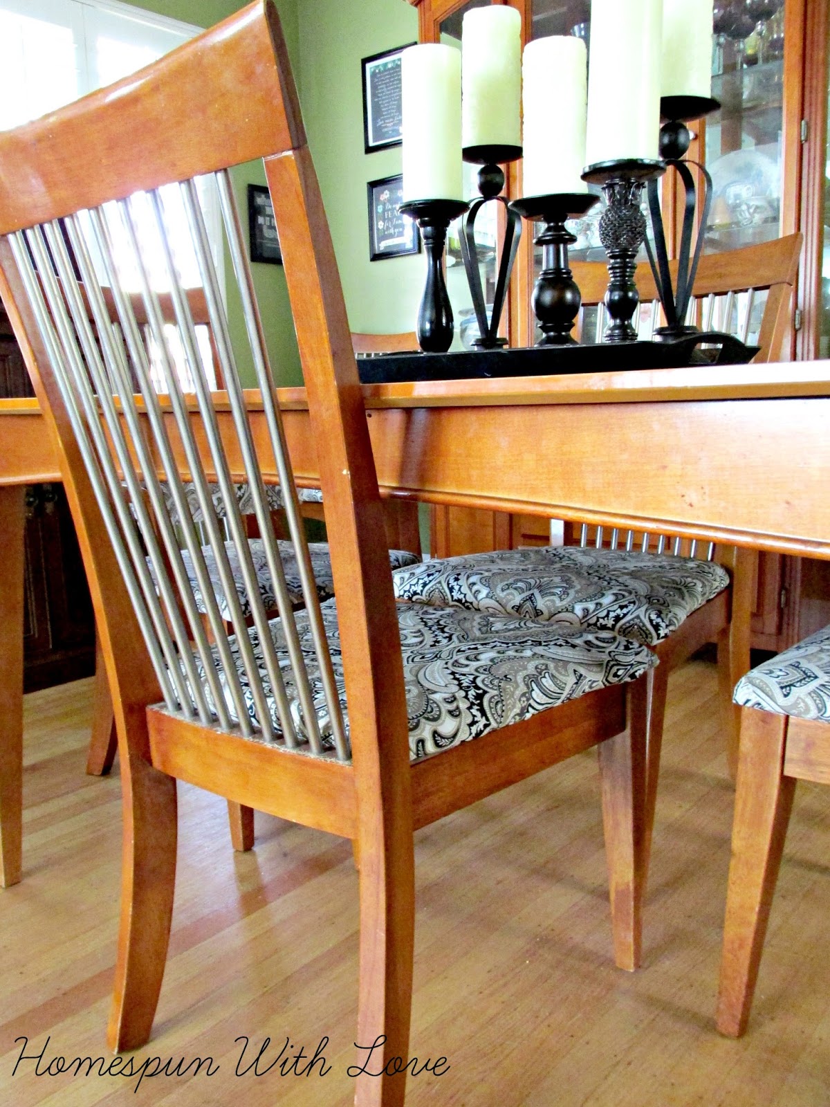 Homespun With Love diy/ Easy Chair Reupholster