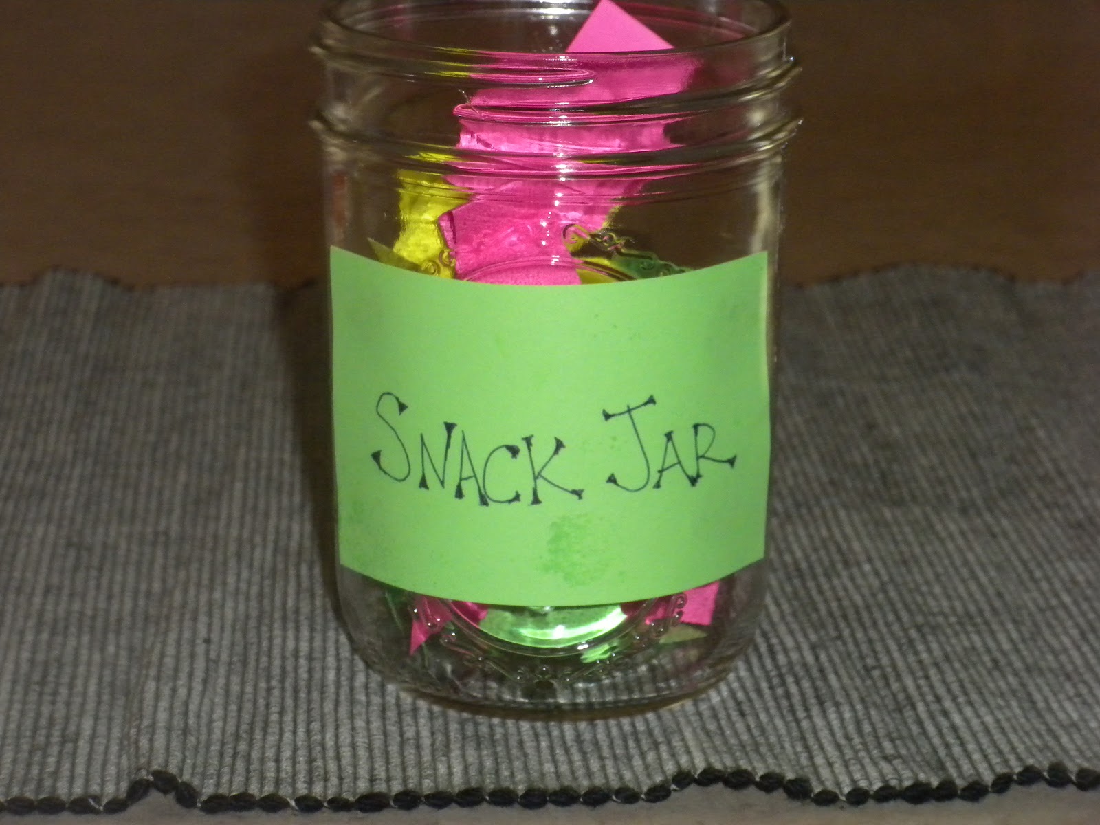 Alive And Healthy! The Snack Jar