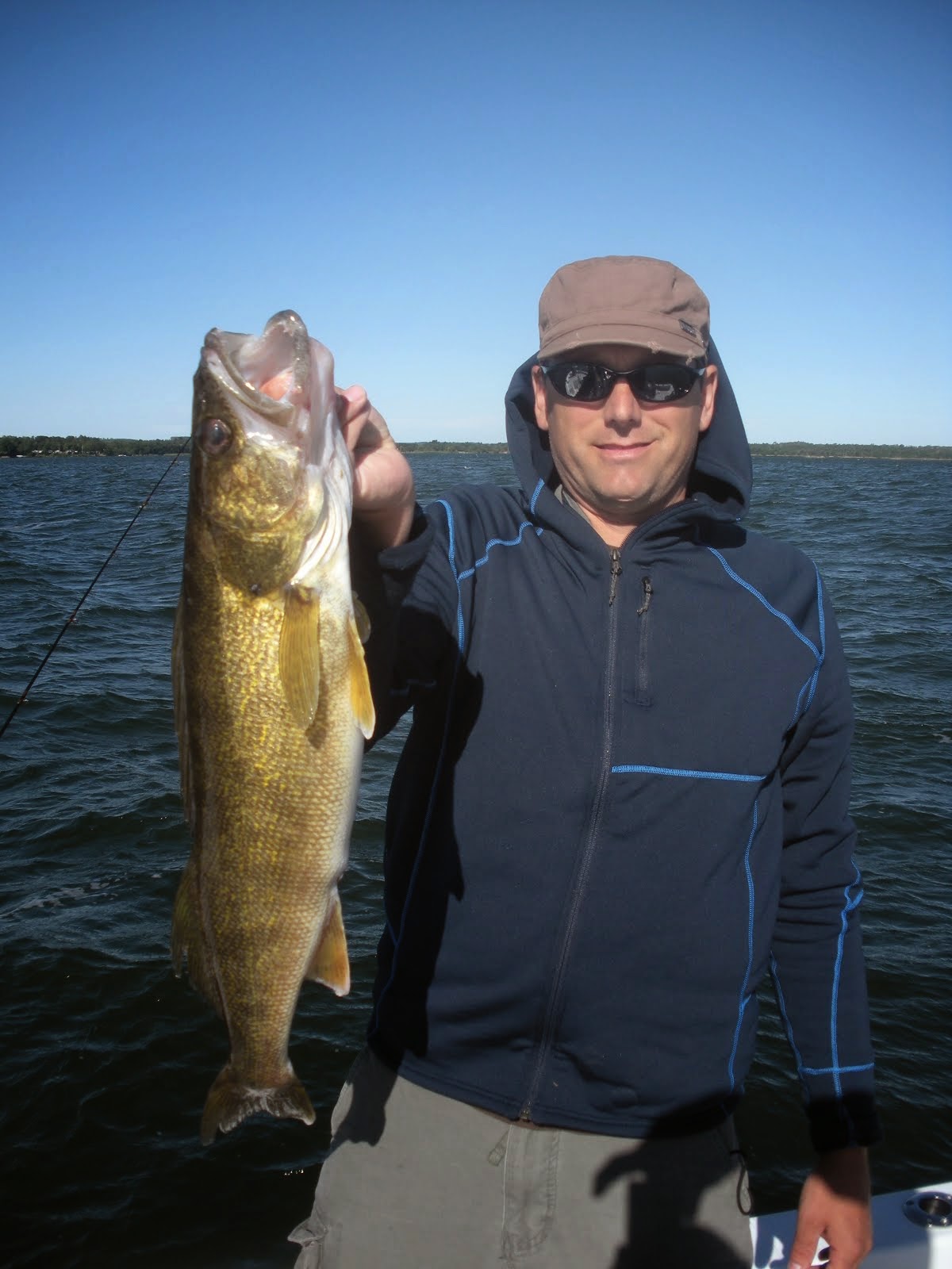 The Walleye bite is hot right now