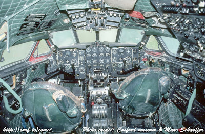 A trágica carreira dos DeHavilland Comet 1 Comet+cockpit