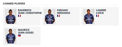Paris Saint-Germain FC - Loaned Players 2012-2013