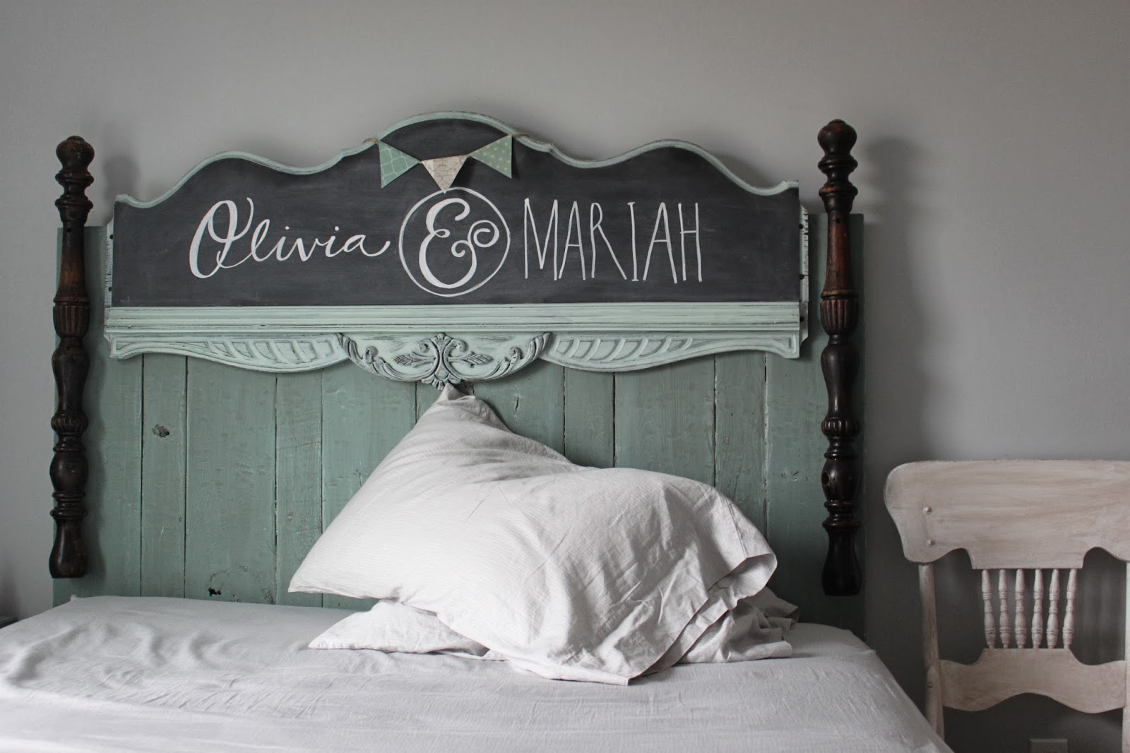 Namely Original DIY Girls Headboard