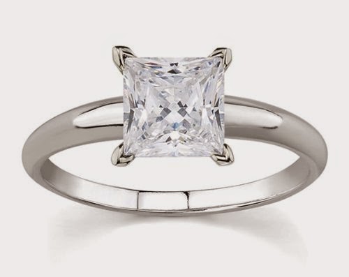 Princess diamond rings
