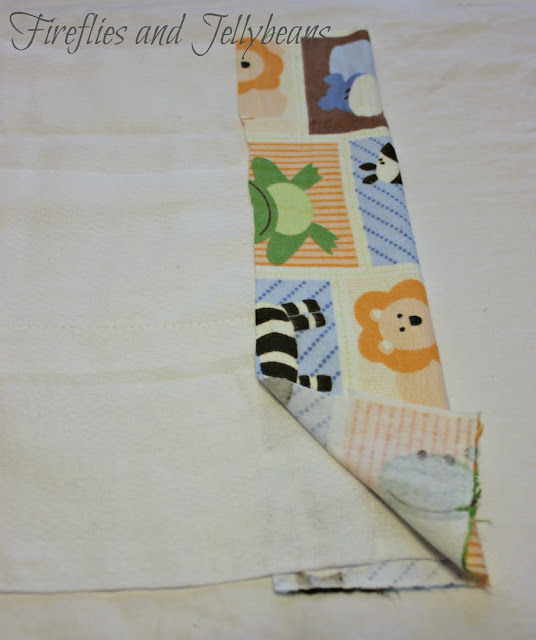 Fireflies and Jellybeans Easy Burp Clothes {Tutorial}
