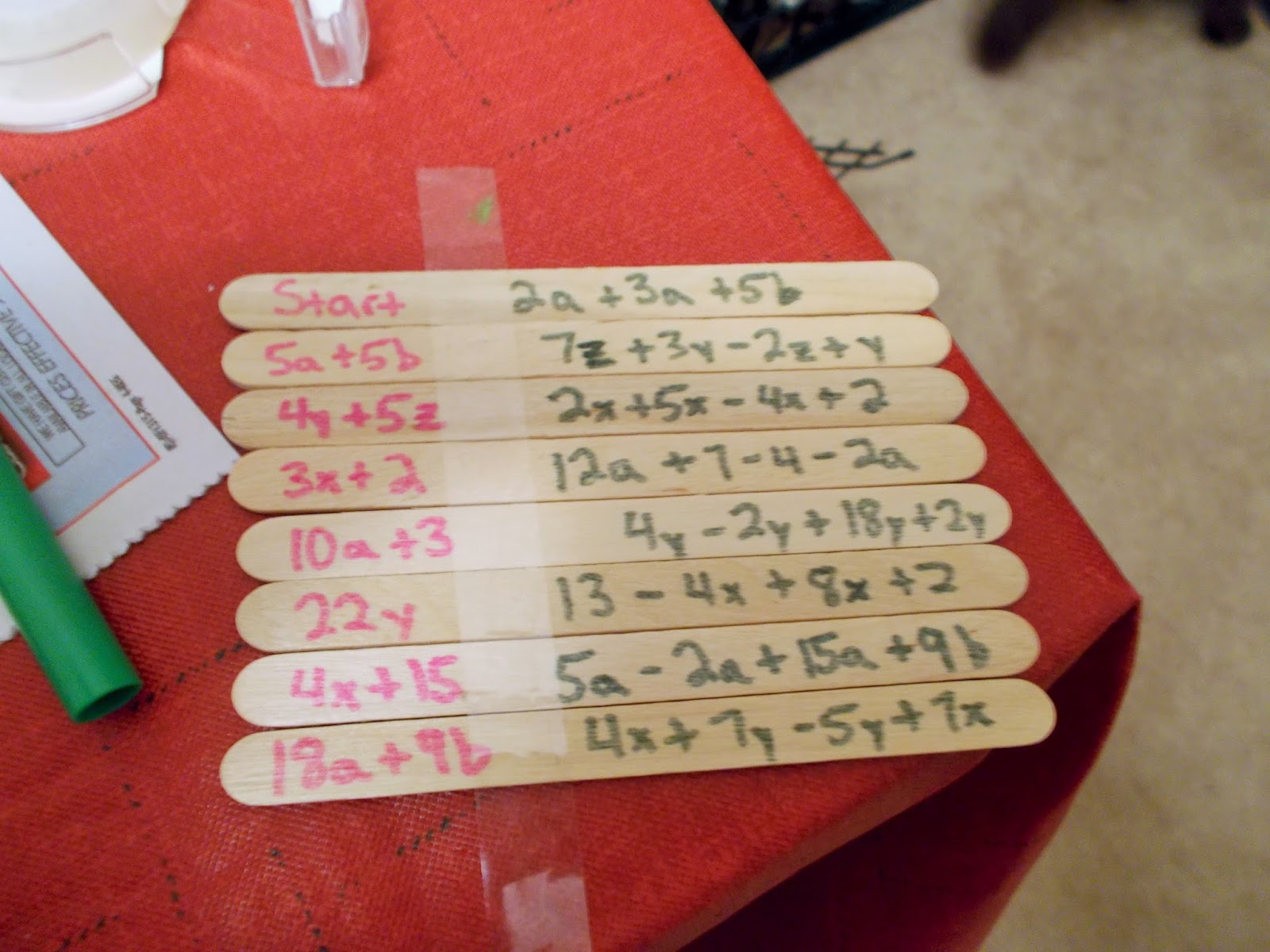 JessDiscover Popsicle Stick Math Puzzles
