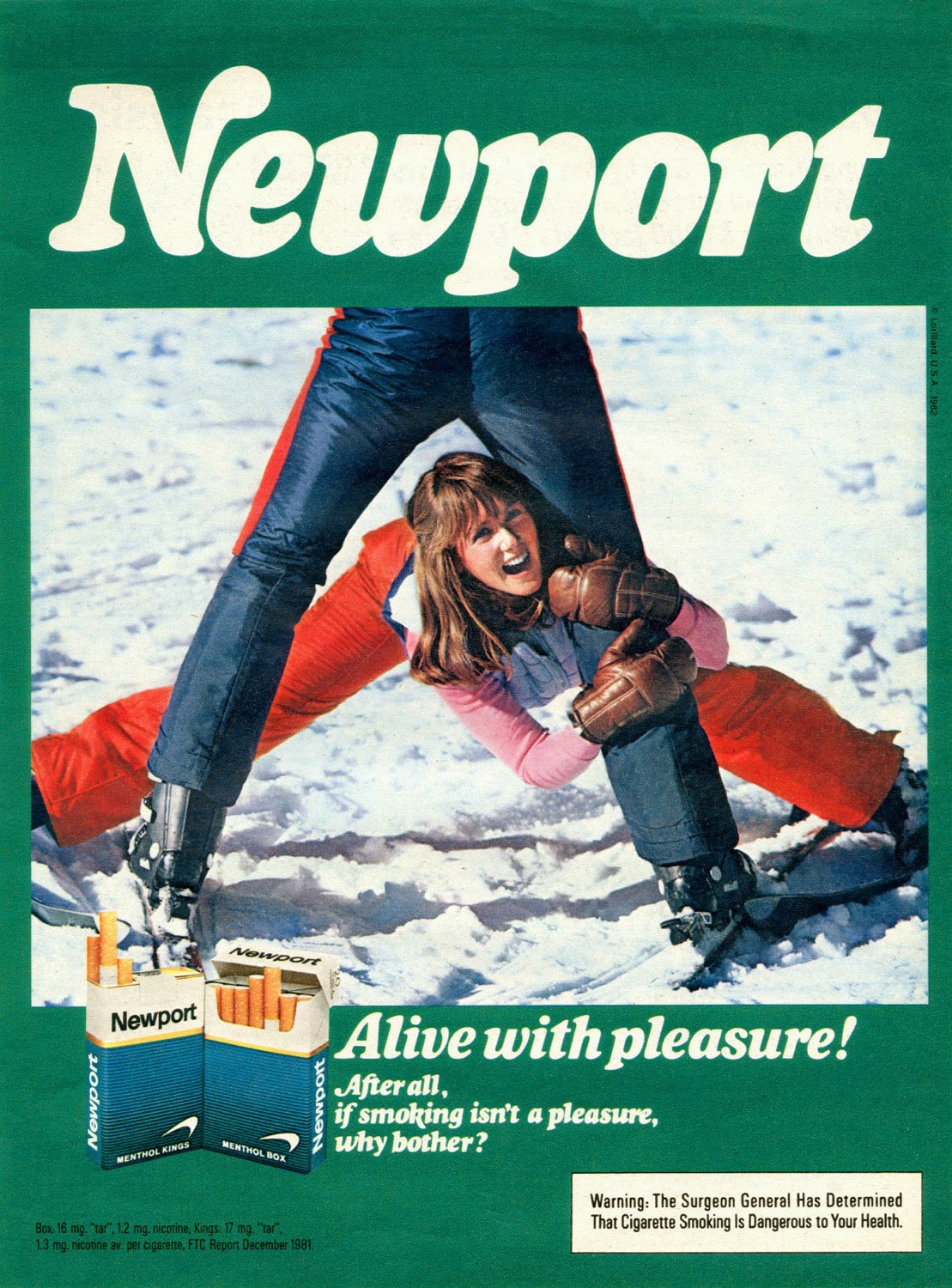 “Alive with pleasure!” Newport Adverts on Magazines from the 1970s