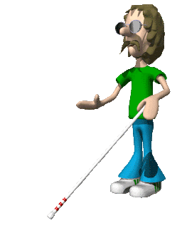 Blind Man Cartoon Blind Man Cartoon