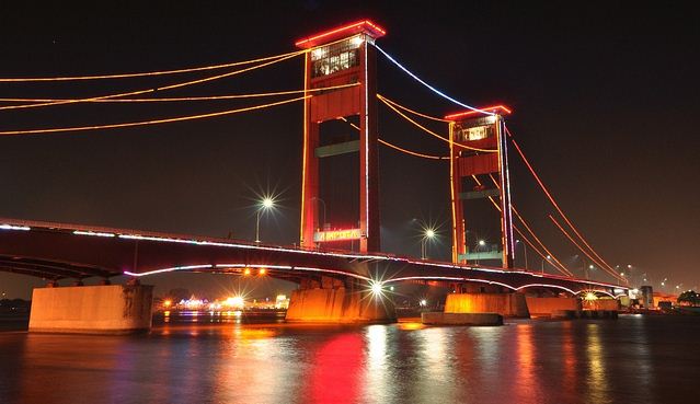Wisata jembatan ampera - palembang, sumatera selatan | Infoindoku