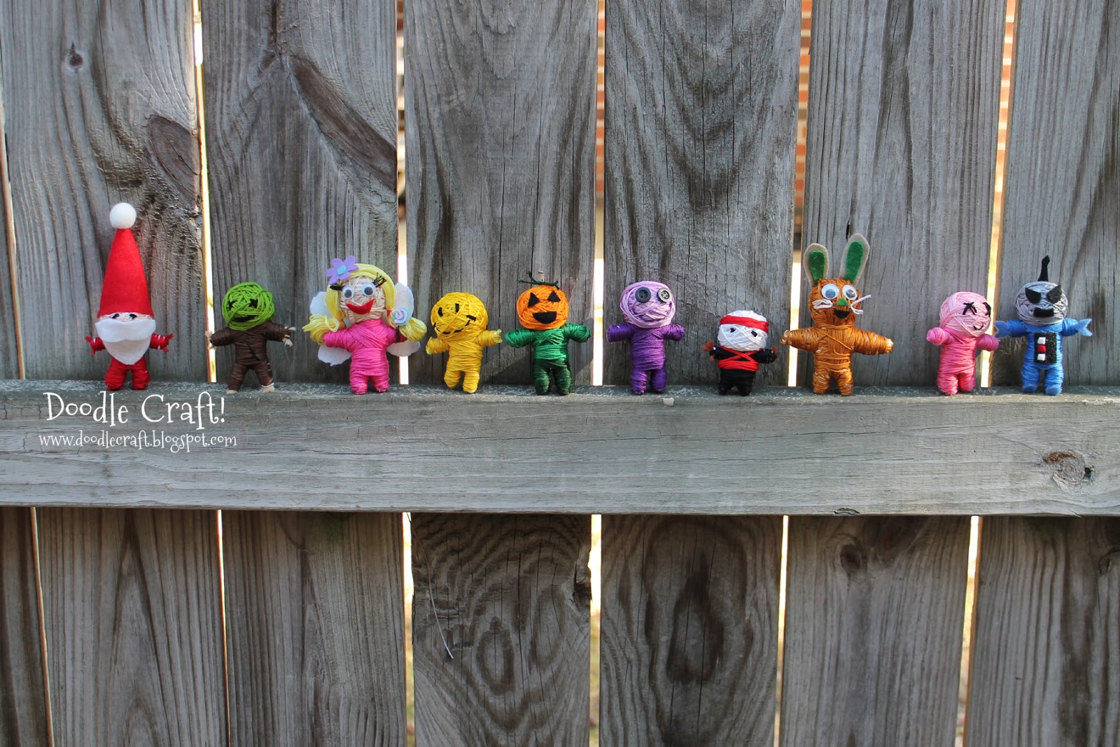 Doodlecraft Make Your Own String Voodoo Dolls!