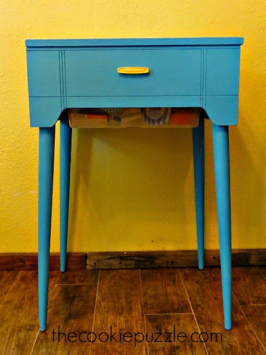 Sewing Table Make-over with DIY Chalk Paint