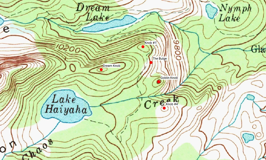 Hiking Rocky Mountain National Park Five lake loop and Lake Haiyaya Knobs