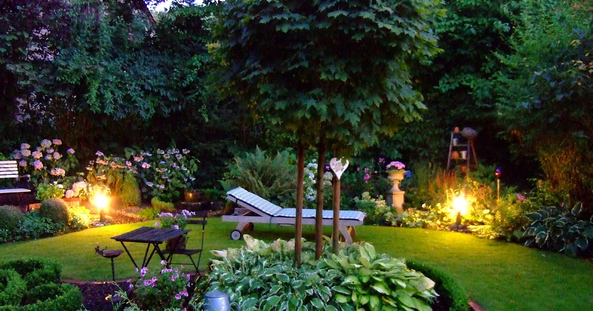 Gartenbuddelei: Abenddämmerung