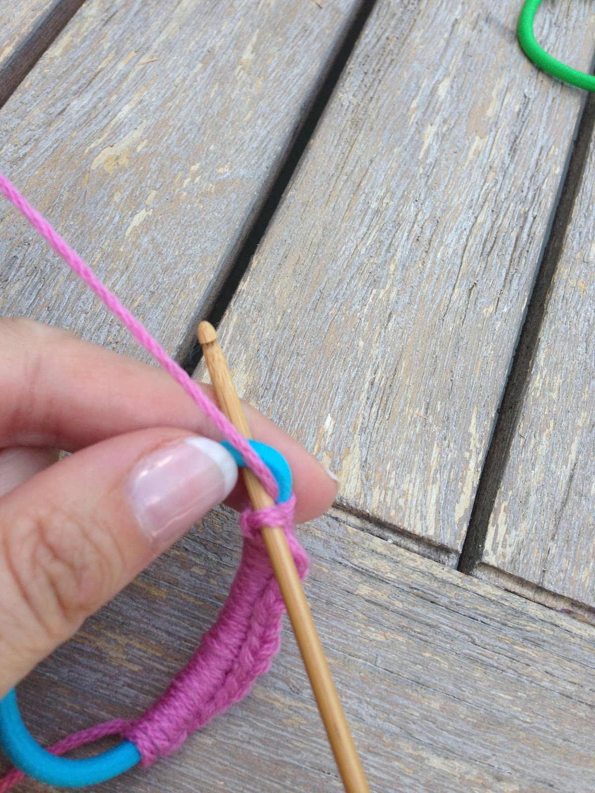 Annoo's Crochet World Easy Ruffled Upcycled Hair Elastic Free Pattern