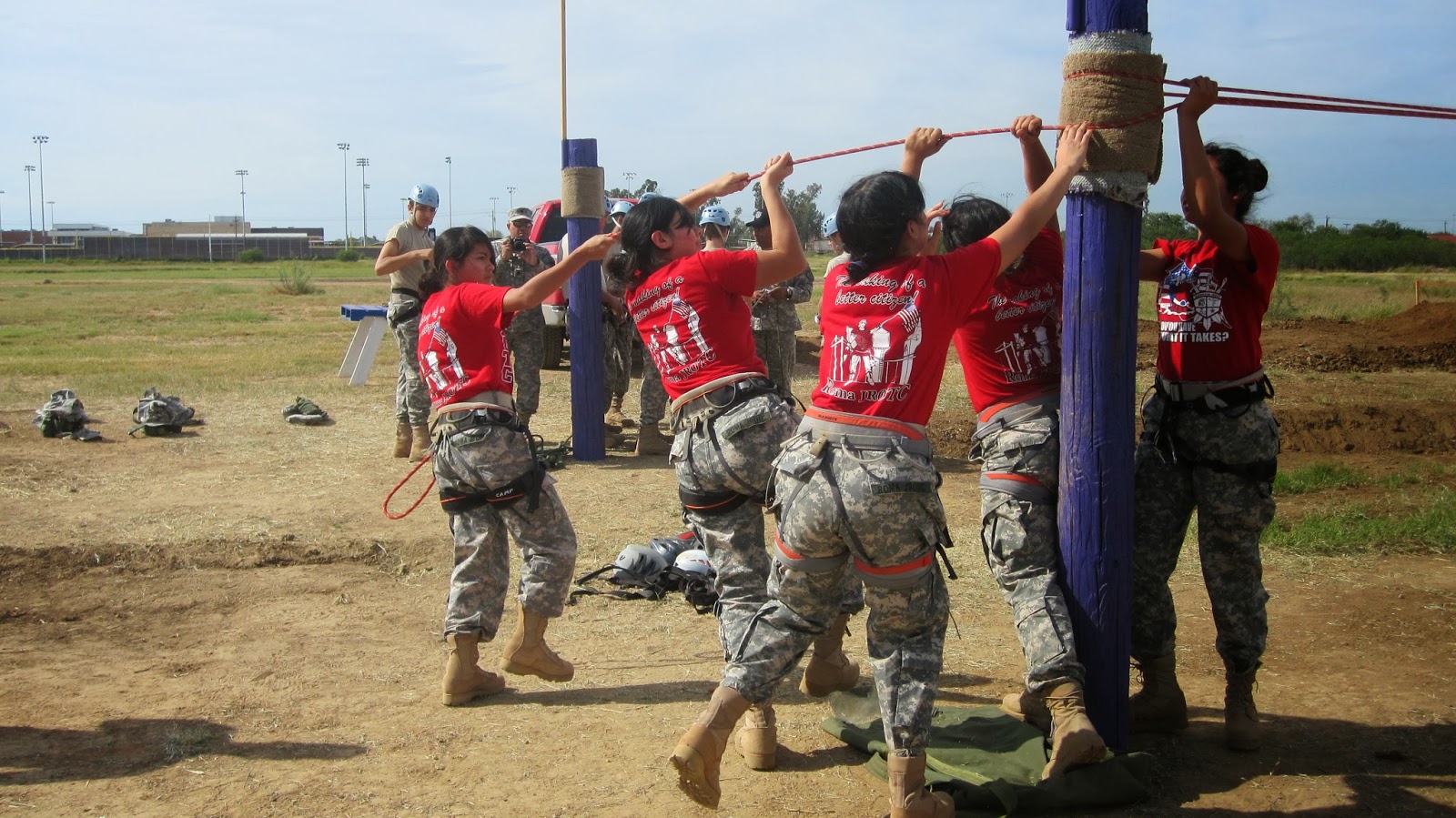 CSCISD JROTC First ever CSCISD JROTC Competion meet was hosted by