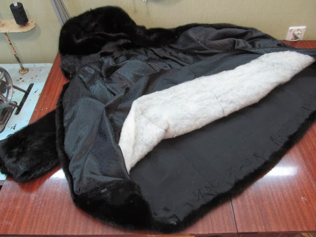 Норковая Шуба с Капюшоном