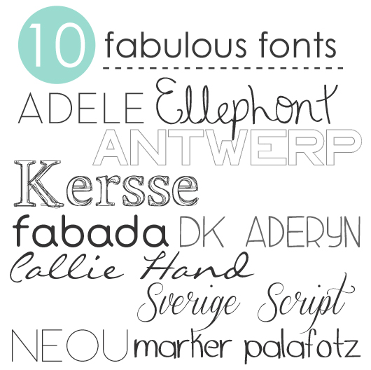 number one font