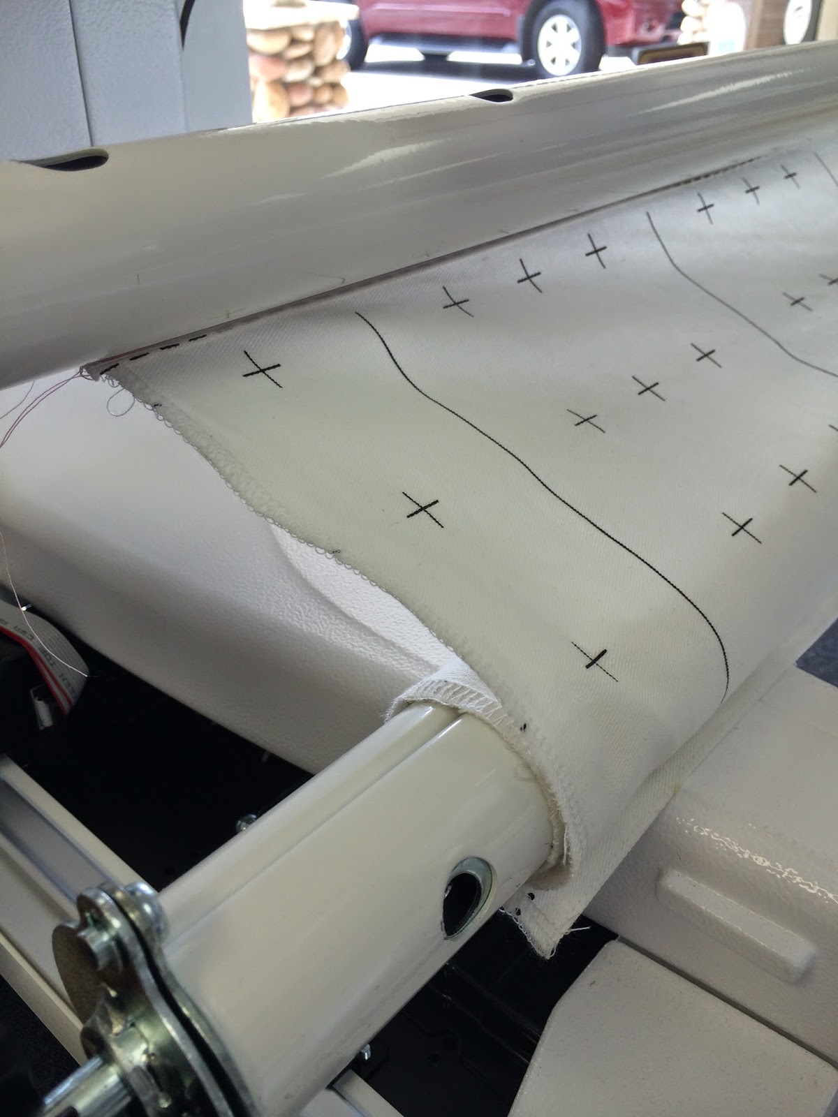 Sew Special with Denise Tips for loading on the Momentum frame by baby