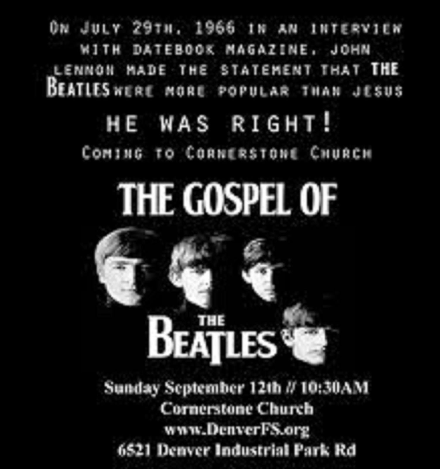 THE GOSPEL OF THE BEATLES