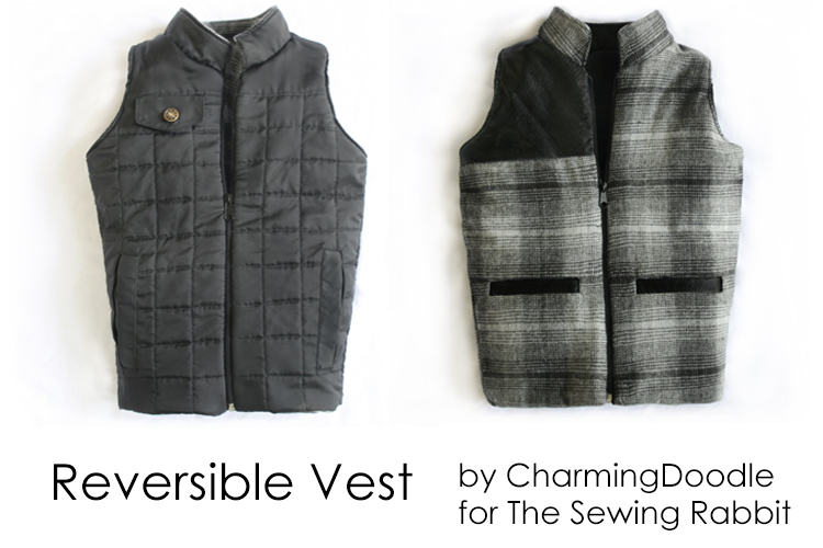 Charming Doodle...sew it, build it! Reversible Vest and Flap Pocket Tutorial