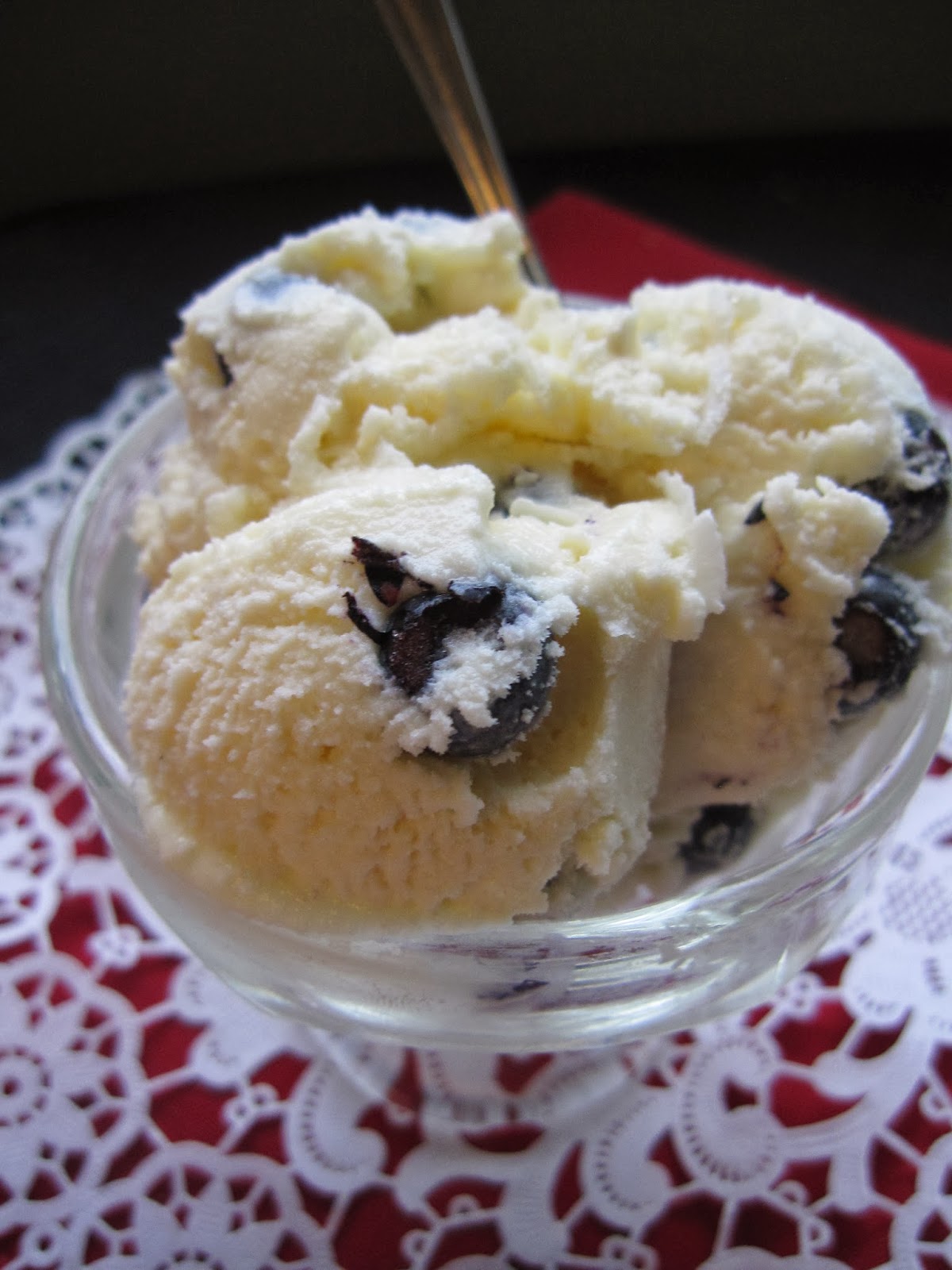 Blueberry Pudding Ice Cream