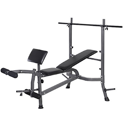 Reviews: Goplus Weight Lifting Bench Workout Home Exercise w/Bar 