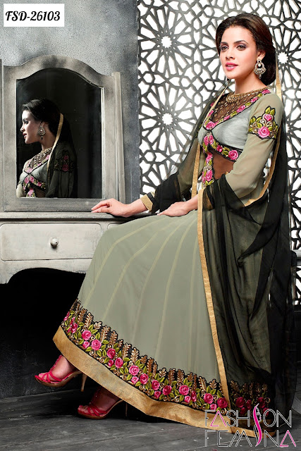 Fabulous Embroidery Anarkali Suit