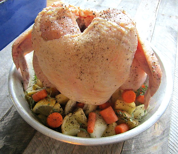 Bundt Pan Roast Chicken